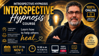 6-DAY LIVE-ONLINE Introspective Hypnosis Course OCTOBER 2026